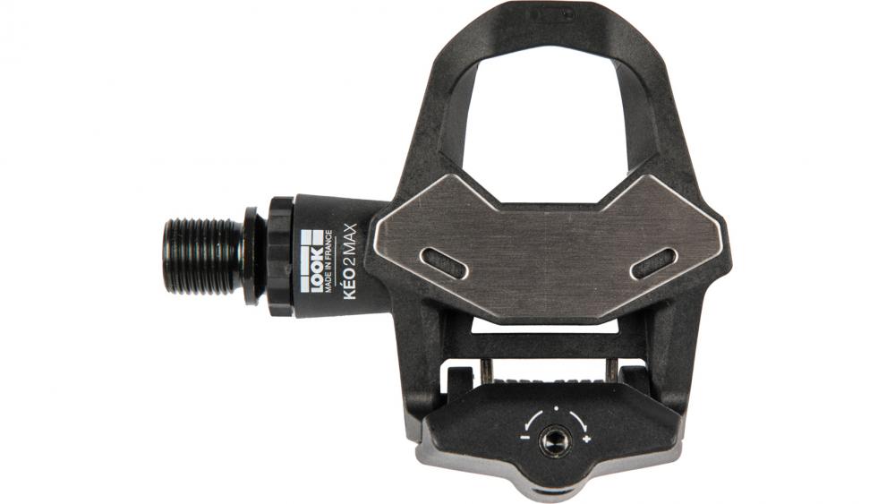 LOOK Kéo 2 Max Rennrad Klickpedal schwarz - 500 mm² Edelstahlfläche, Chromoly+ OversizeAchse, Verstellbare Auslösehärte 8-12 Nm