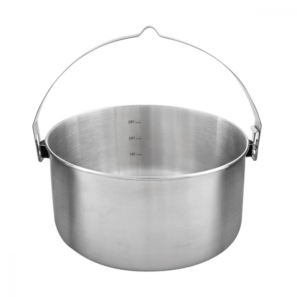 Tatonka Kettle II 4,0 l - Campingtopf Unisex 4,0 L mit robustem Edelstahl