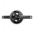 SRAM Quarq Force AXS Wide Kurbelgarnitur 2x12 43-30T mit integriertem Powermeter.
