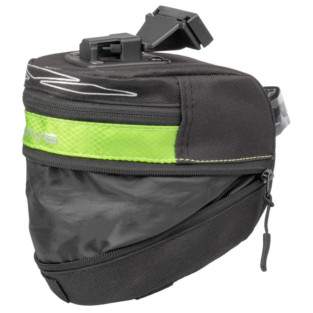 M-WAVE Tilburg L Clip-On-Satteltasche, grün, Größe L
