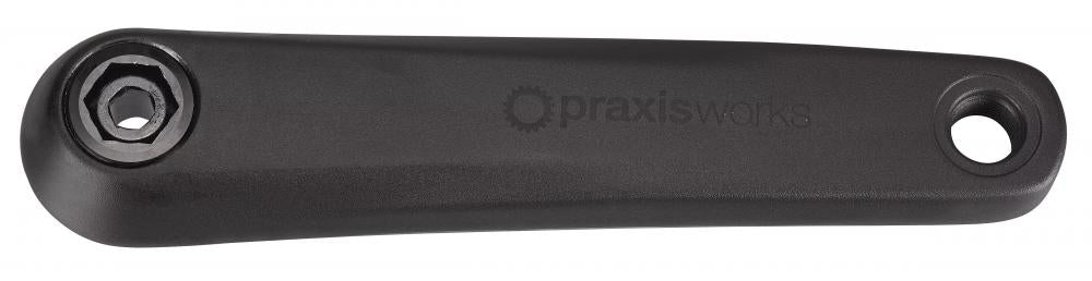 Praxis Turbo Kurbel ISIS Spline für Brose Motor - 165mm Aluminium Antriebsarm - Kurbeln