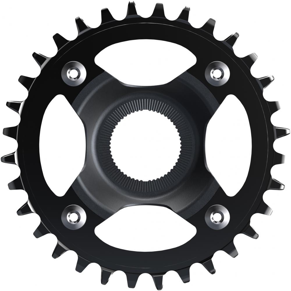 SHIMANO Kettenblatt EP801/EP600 CR-EM800 32Z schwarz - effiziente Performance für E-Bike-Antriebe