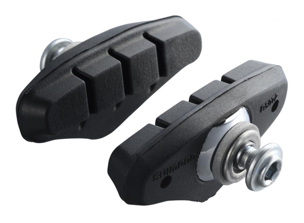 Shimano Bremsschuhe R50T2 50 mm für Rennbremse BR-4600/4500/3400/R450 - sichere Bremsleistung bei Nässe und Trockenheit