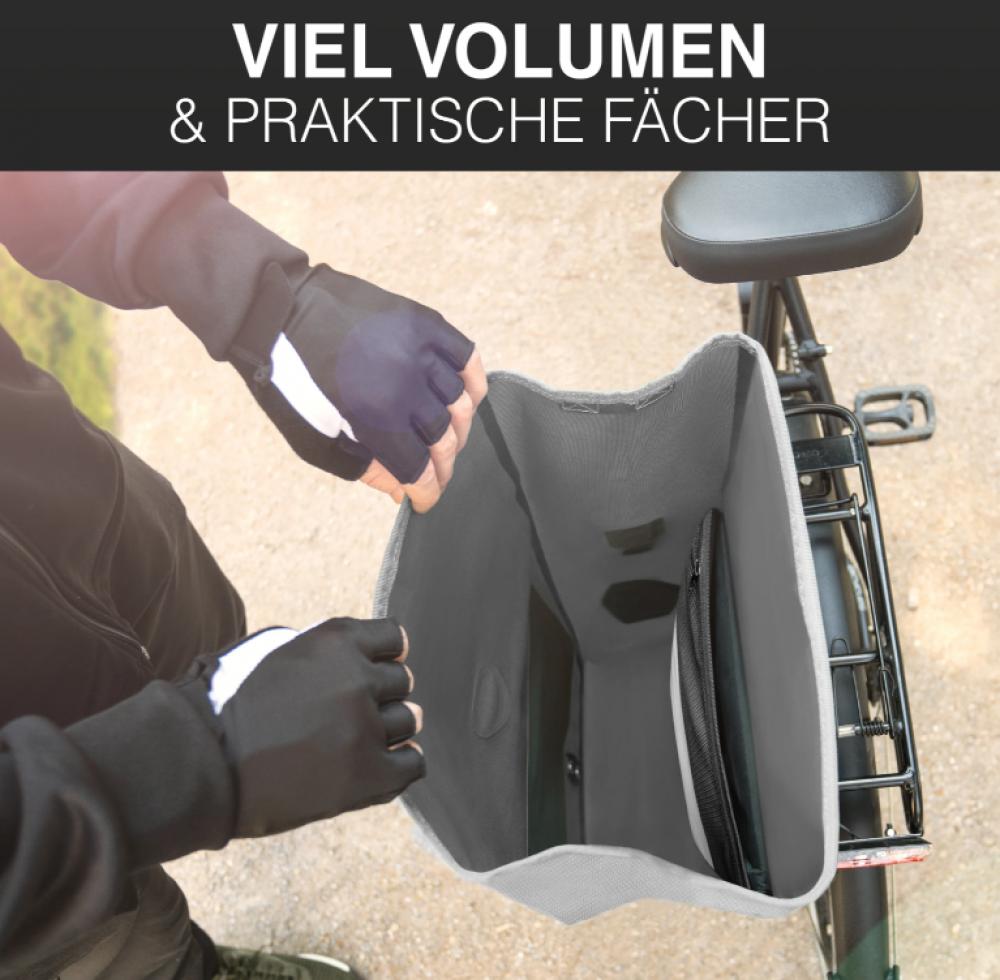 Valkental Gepäckträgertasche ValkOcean Space Grey