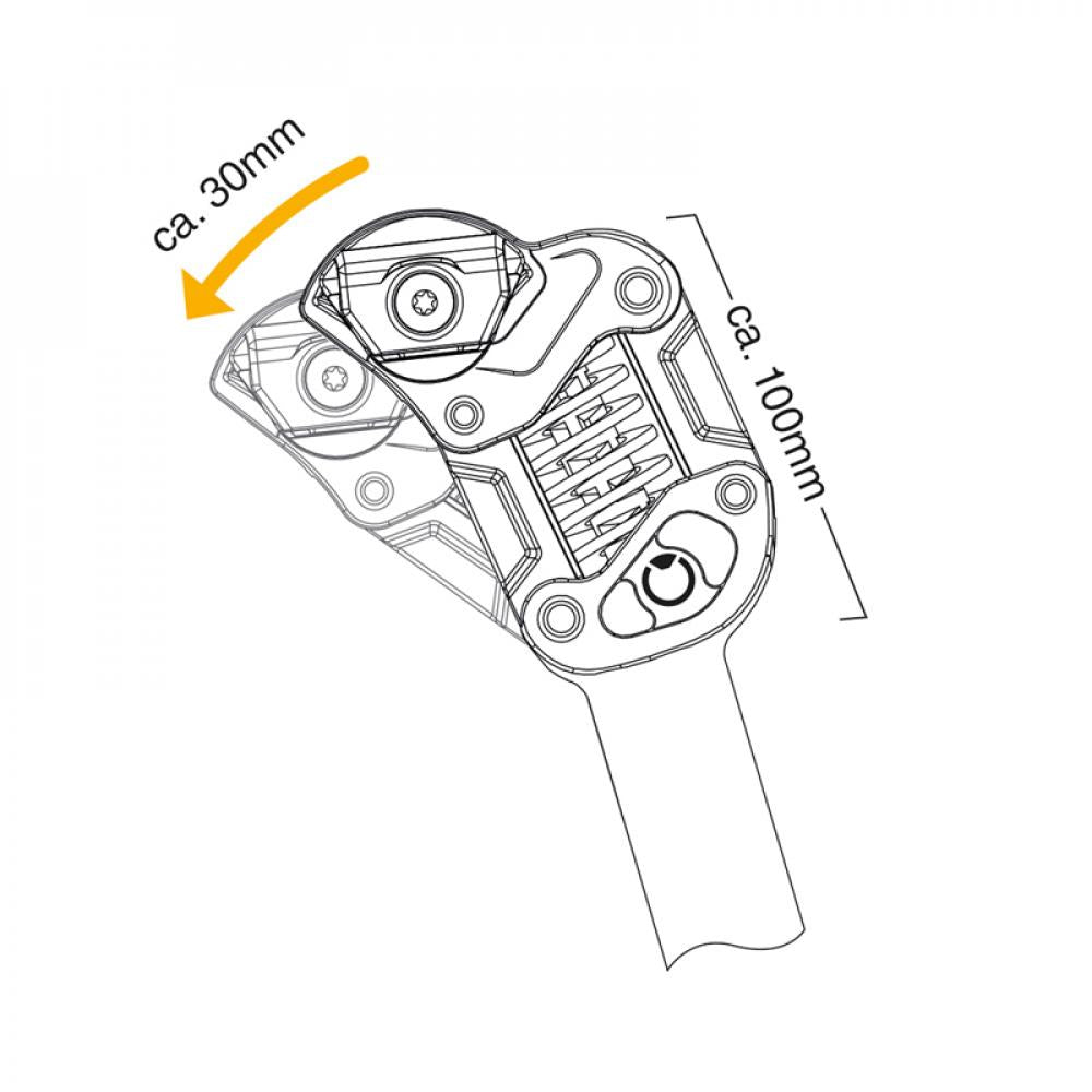 by.schulz G.2 ST Soft 34,9 mm - Parallelogramm Federsattelstütze für Fahrkomfort