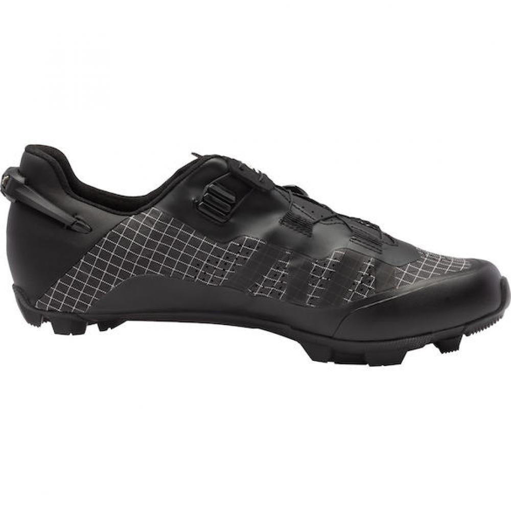 Sidi MTB AERON black 45,5 Schwarz - leichter MTB-Schuh mit Vollcarbonsohle
