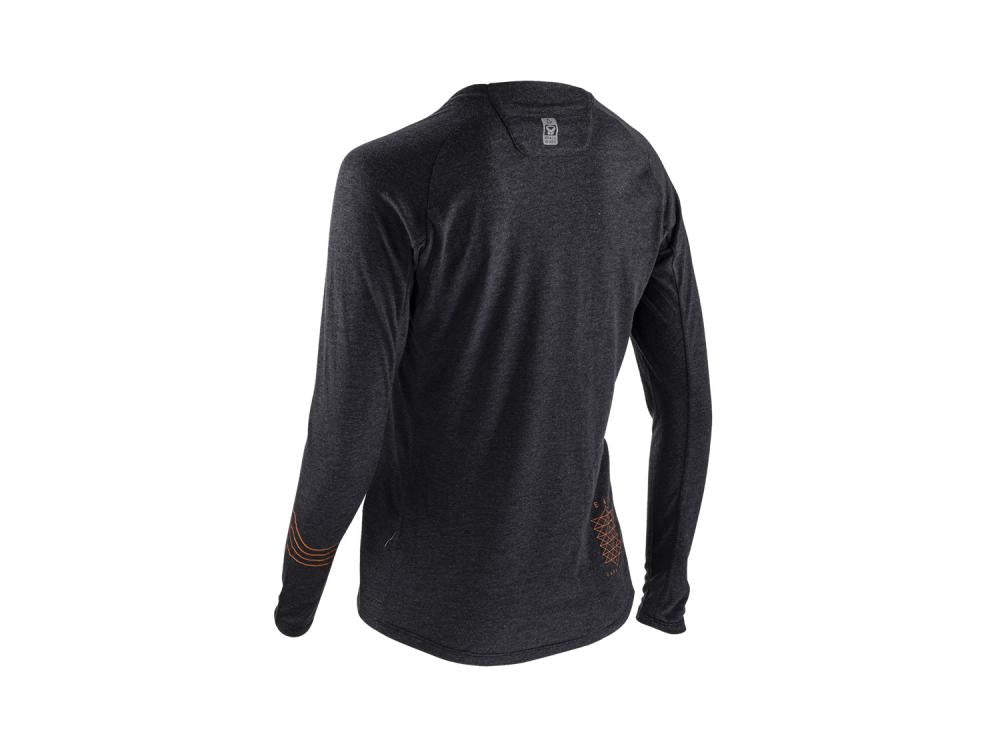 Leatt MTB All Mountain 3.0 Langarmtrikot Damen L Schwarz - Premium Trikot für Trail-Fahrten