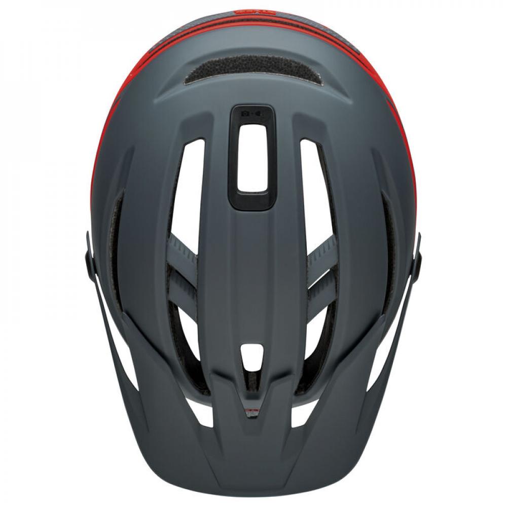 Bell Fahrradhelm Sixer Mips matt grau rot M 55-59 cm