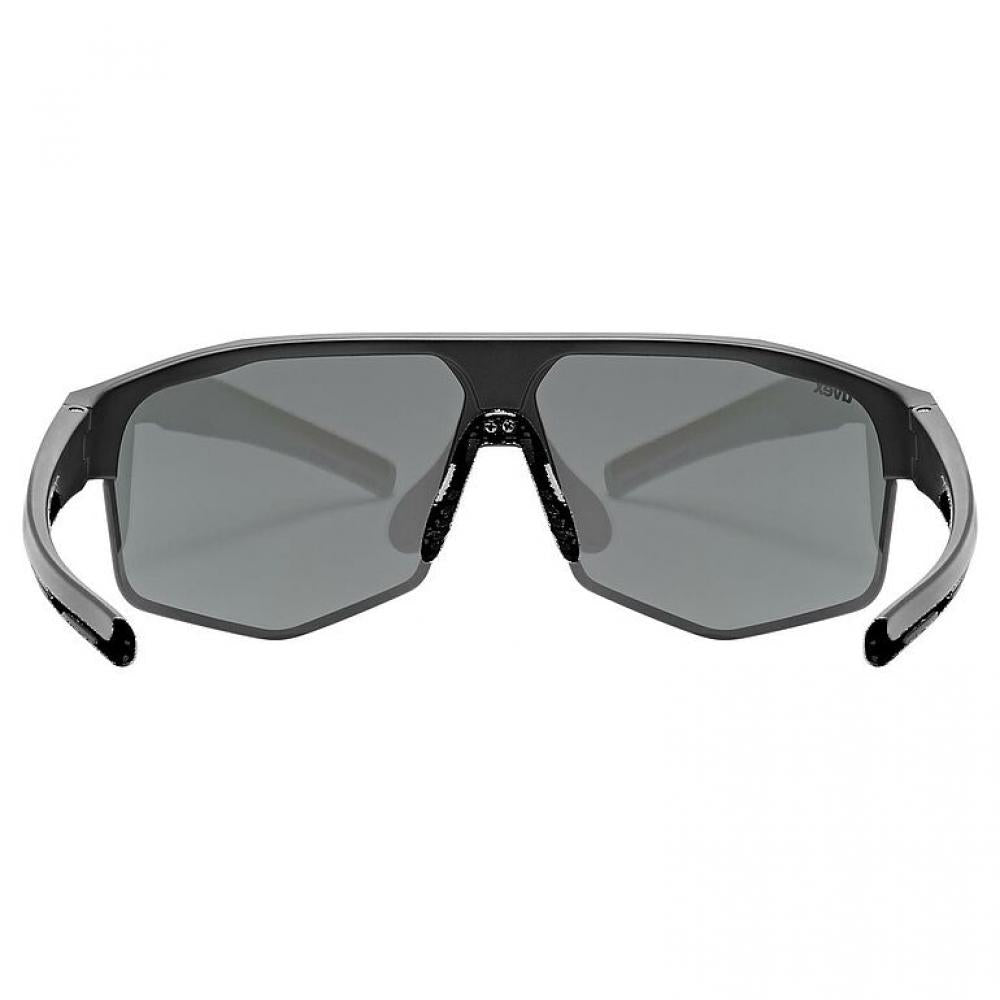 uvex axos Set Skihelm black matt mit Visier mirror silver, IAS-Größenanpassung, Monomatic-Verschluss, Belüftungssystem, herausnehmbare Innenausstattung