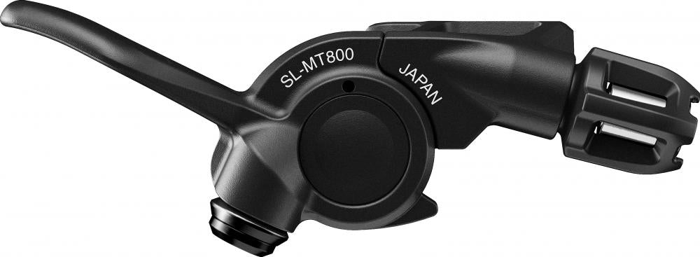 Schwarzer SHIMANO SL-MT800 I-Spec EV Bedienhebel für absenkbare Sattelstützen.