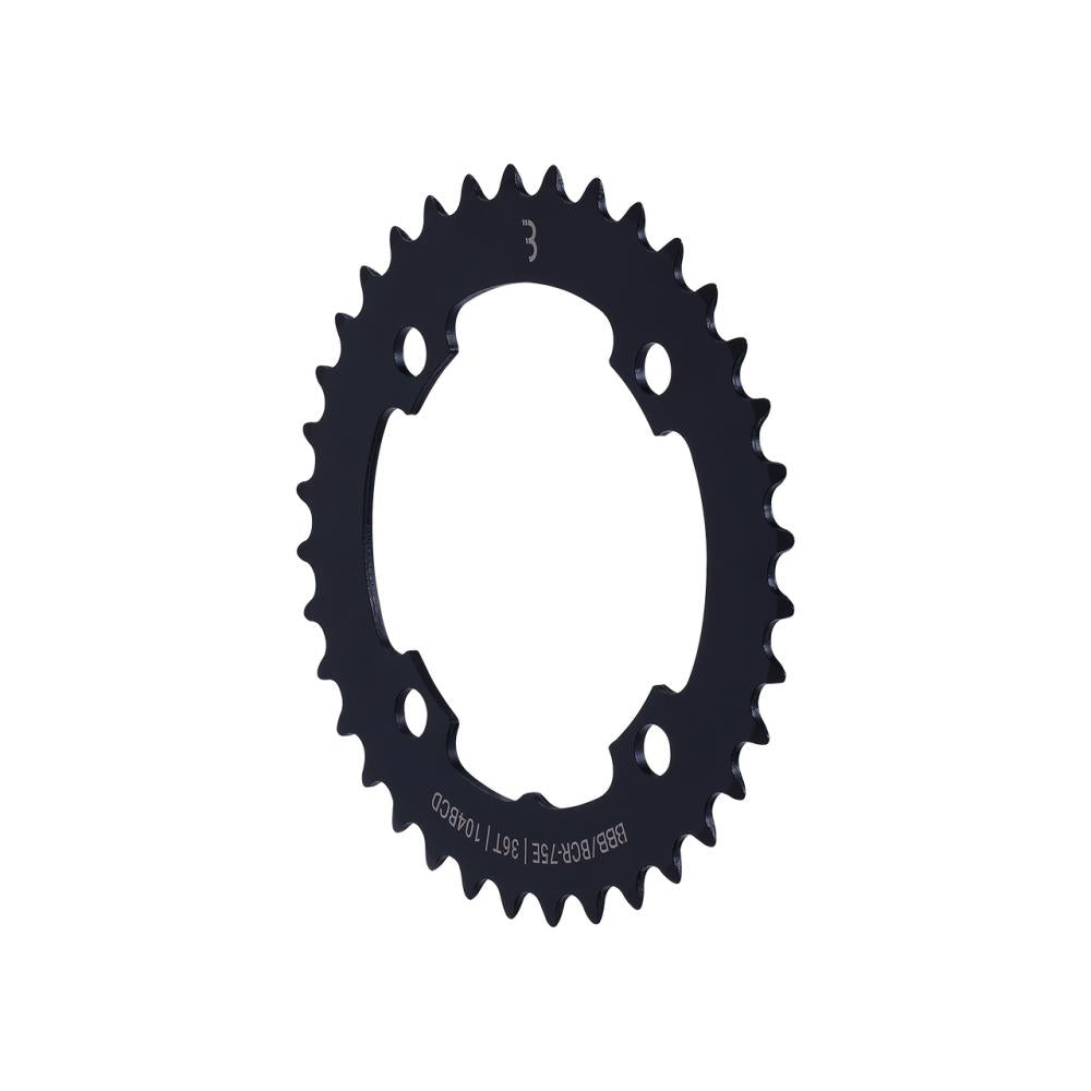 BBB E-bikeGear BCR-75E Kettenblatt 36 Zähne 104 mm Stahl schwarz