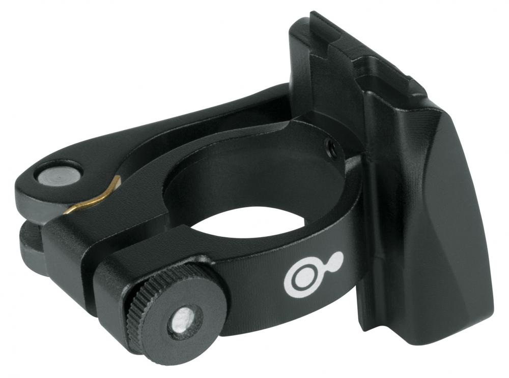 MonkeyLink QR ML-1 Sattelklemme 34,9 mm schwarz Schnellspanner für einfache Montage von Rücklicht oder Schutzblech
