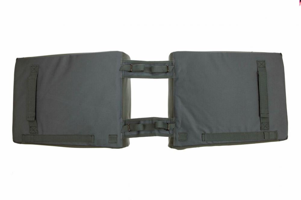 New Looxs Doppelpacktasche Tulum Grey Green Grey - geräumige, wasserabweisende Fahrradtasche