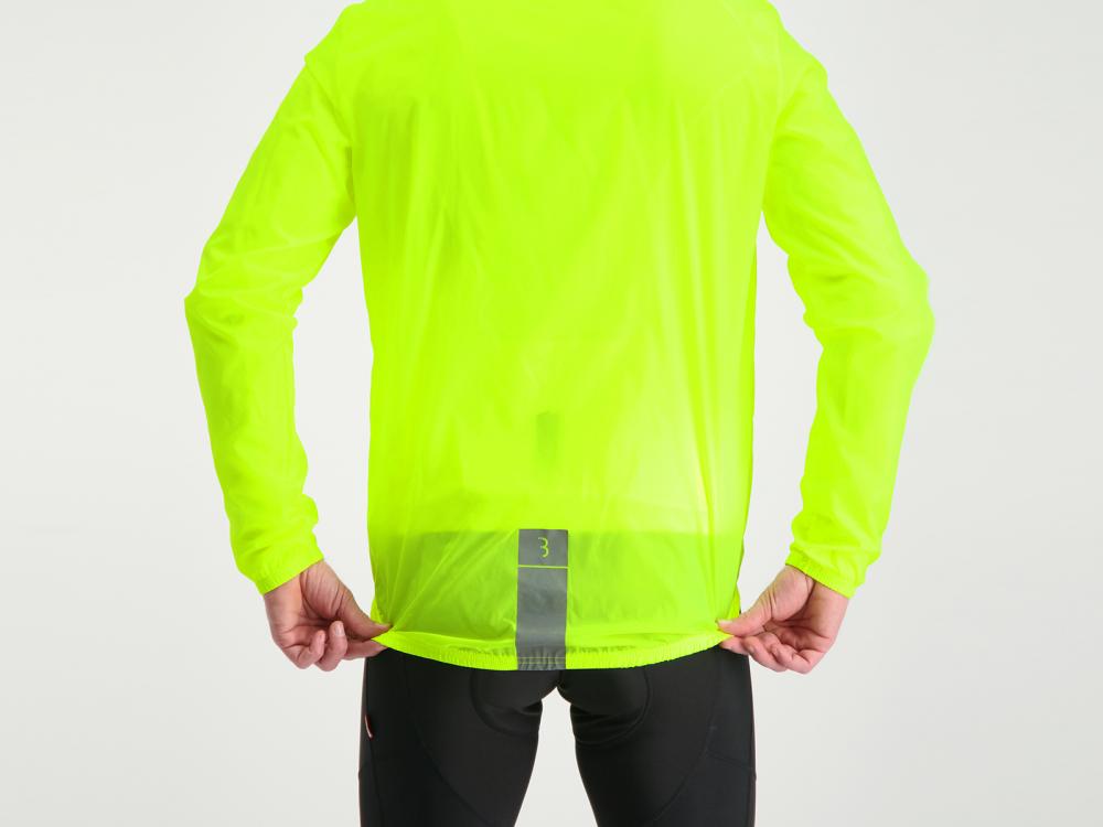 BBB Cycling BaseShield BBW-148 Fahrradjacke XXL neon gelb - leichte, winddichte Regenjacke