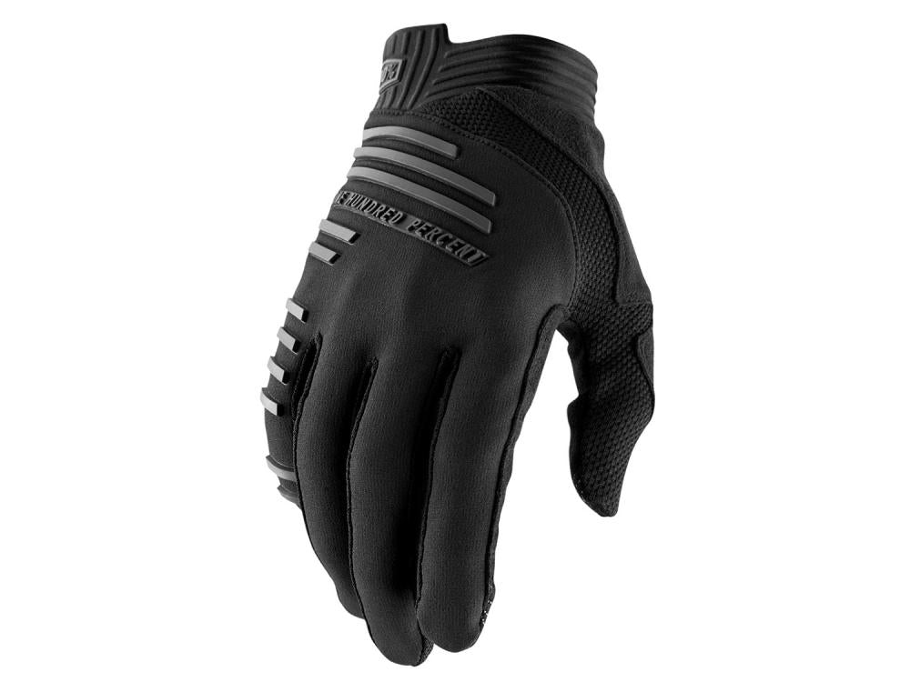 100% R-Core Gloves S black - Downhill-Handschuhe mit maximalem Grip und Schutz
