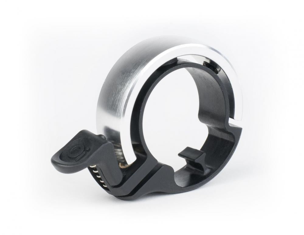 Knog Fahrradklingel Oi Classic groß 23.8 - 31.8mm silber