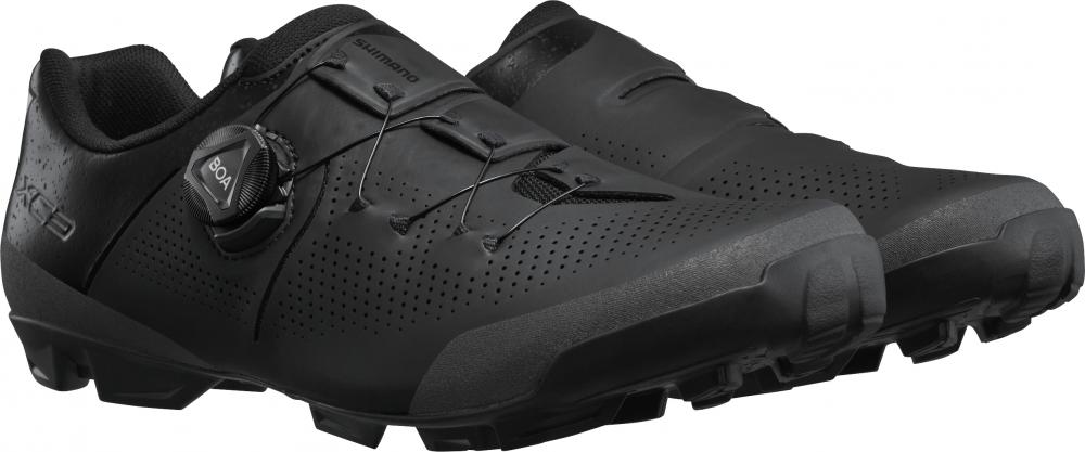 SHIMANO Fahrradschuhe XC302 Herren/Damen MTB SPD Fahrradschuhe Größe 41 breit Schwarz