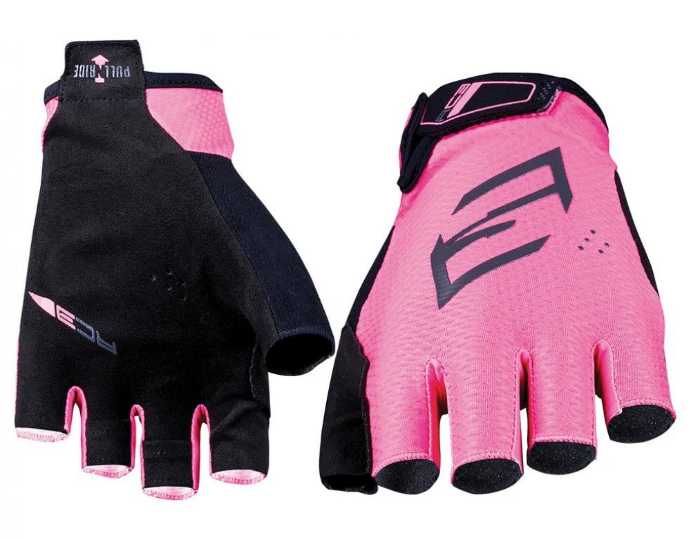 Five Gloves RC3 SHORTY Unisex Fahrradhandschuhe, pink-schwarz, fingerlos