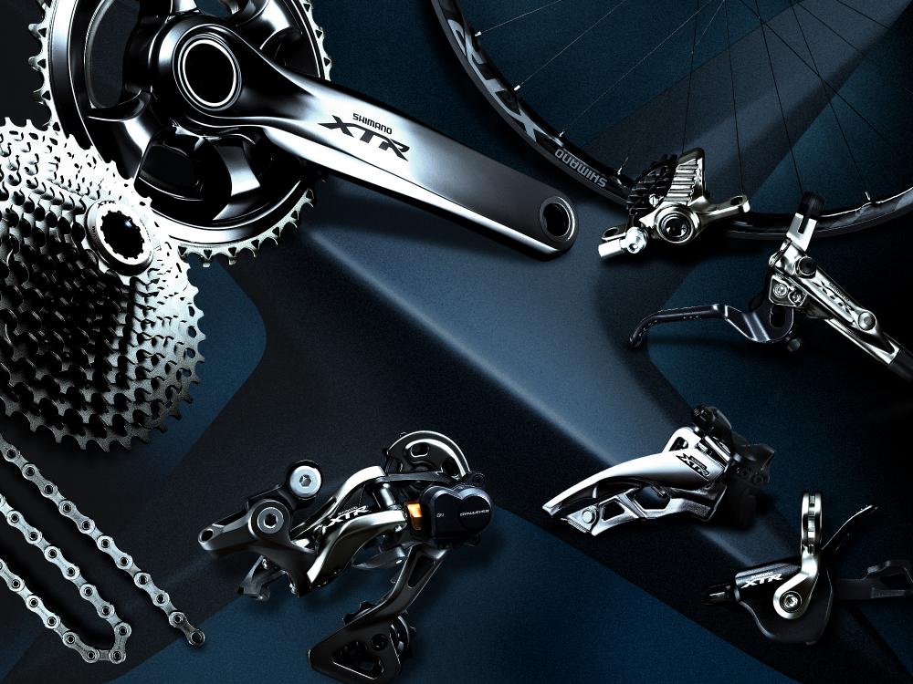 SHIMANO Kurbelgarnitur XTR FC-M9020 11-fach 165 11 - leichte, steife Antriebslösung