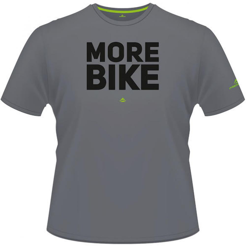 Merida T-Shirt MORE BIKE Edition Herren L Grau - komfortables Bike-Lifestyle Shirt