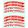 FSA Decals für Gradient Wider LRS 27,5" Rot - stylisches Upgrade für deinen Laufradsatz
