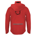 CHIBA Rainjacket - wasserdichte, atmungsaktive XXL Regenjacke für Radsport, rot