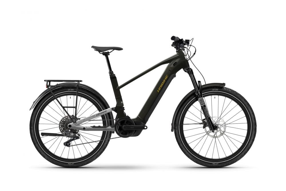Haibike Adventr 6 SUV E-Bike Fully 27 - 5 Zoll 800 Wattstunden Bosch Performance Line PX Shimano Cues 11-Gang black-chrome - E-Mountain Bike