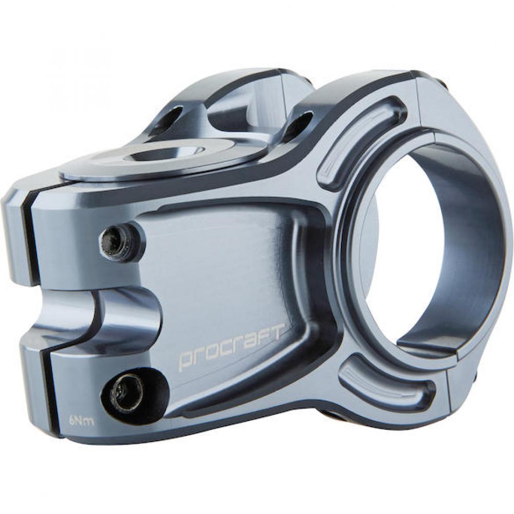 Procraft Vorbau Trail Ultimate CNC 35 mm Grau - maximale Kontrolle auf jedem Trail