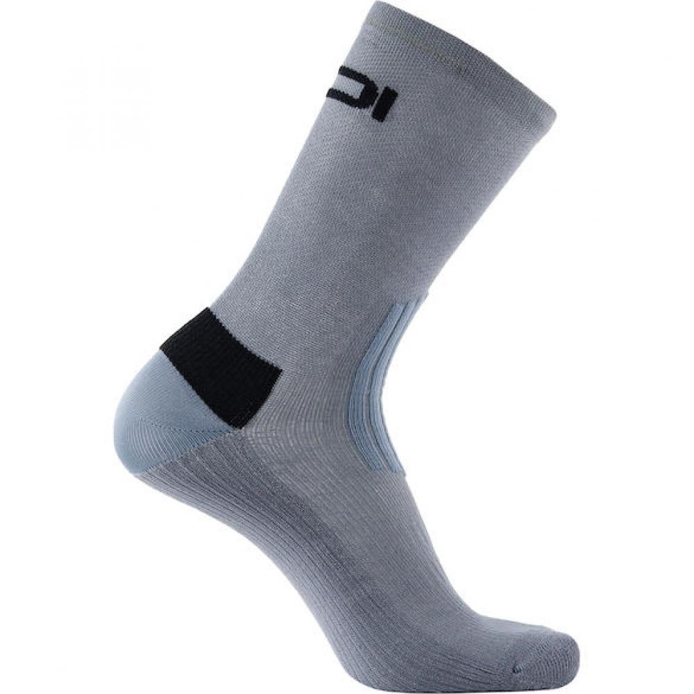 Sidi Socken VISIBILIS grey 35-39 Grau - technische Radsocken für trockenen Komfort