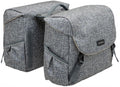 New Looxs Doppelpacktasche Mondi Joy Double RT 37 l Grey - praktische Gepäcklösung fürs Fahrrad