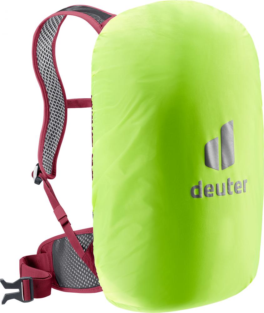 Deuter Race 12 Fahrradrucksack 12 Liter Rot - Leichter stabiler Rucksack für MTB & Rennrad