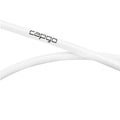 capgo OL Schaltaußenhülle, weißes Kabel mit schwarzem capgo Logo für Fahrradschaltungen.