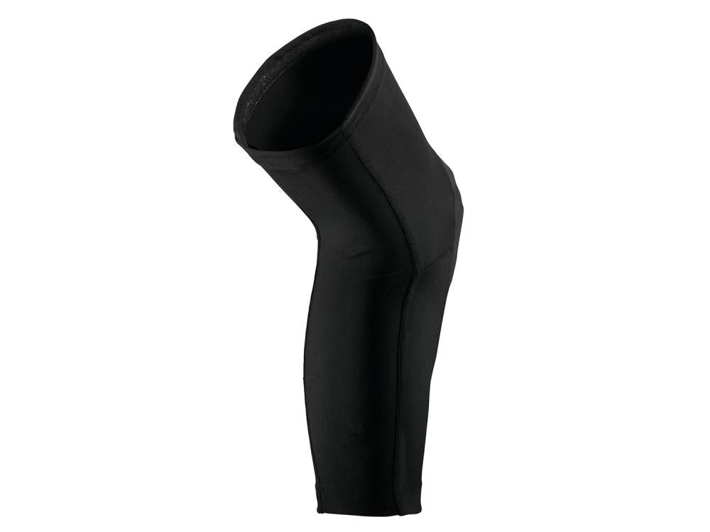 100% Teratec knee guards S black - leichte, flexible MTB-Knieschoner mit Level 1 Schutz