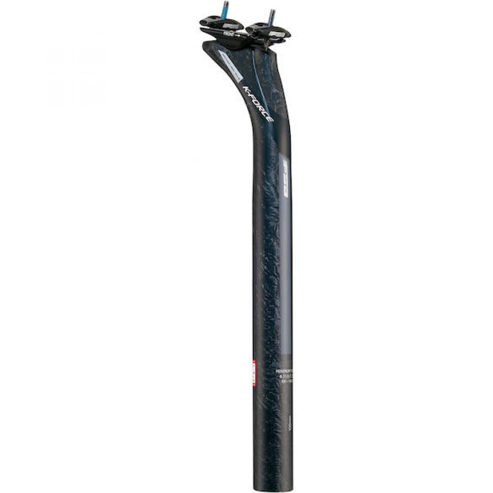 FSA K-Force Light Road SB25 Sattelstütze Ø 31,6 x 350 mm Schwarz - Carbon Sattelstütze für Rennrad