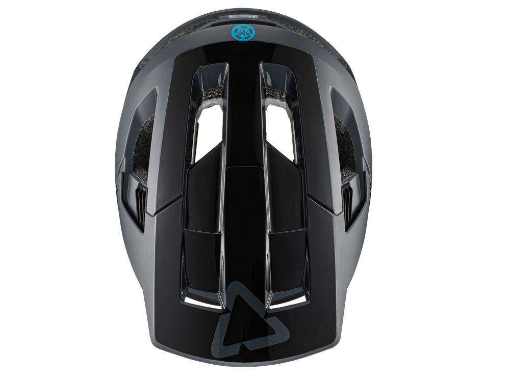 Leatt MTB All Mountain 4.0 Fahrradhelm Gr. L Schwarz - 360° Turbine Technologie