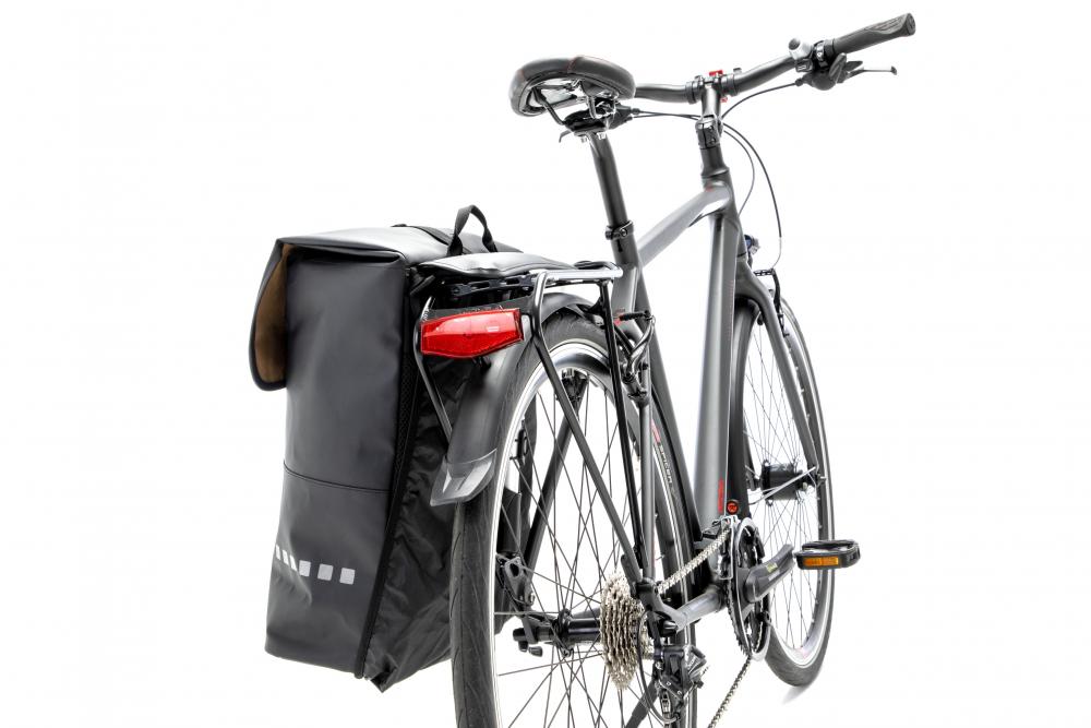 New Looxs Rucksack Odense Black 16 Zoll Black - Fahrradtasche & Rucksack in einem