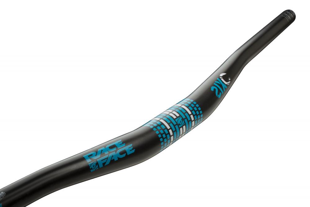 Race Face SixC DH Riser Lenker schwarz/türkis für maximale Kontrolle im Downhill.