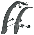 SKS VELOFLEXX 65 Schutzblech-Set aus Kunststoff für 26-27,5 Zoll MTB, City- und Fitnessbikes, werkzeugfrei montierbar.