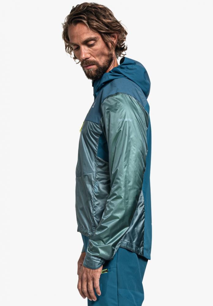 Schöffel Hybrid Jkt Flow Trail M cloudy storm blau Größe 52