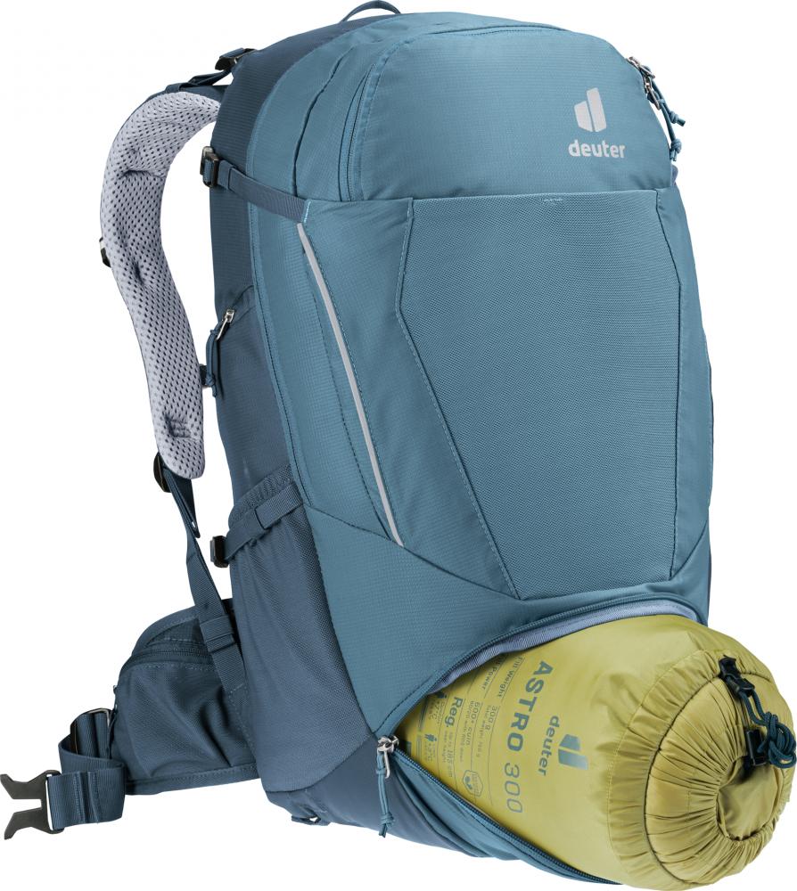 Deuter Trans Alpine 30 Fahrradrucksack Weiß - MTB-Rucksack für Mehrtagestouren