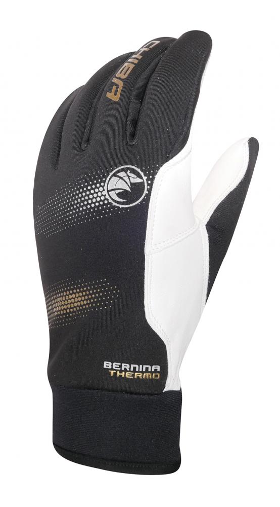 CHIBA Bernina Thermo - Radhandschuhe, winddicht, Primaloft Gold, Größe 7,5, sz/gold
