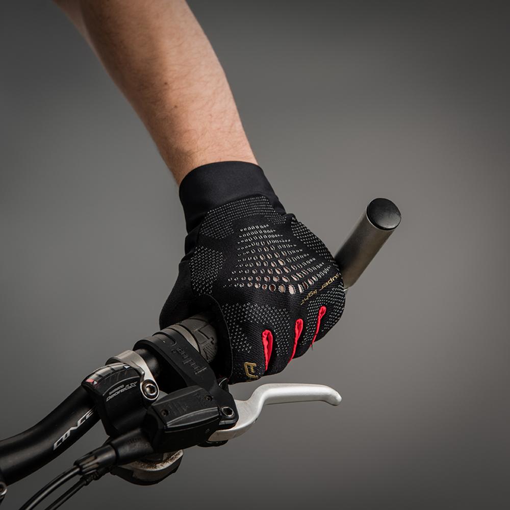 CHIBA Superlight - Radhandschuhe XXL schwarz/rot, atmungsaktiv & leicht