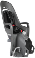 Fahrrad-Kindersitz Hamax Zenith Relax grau/schwarz mit Gepäckträgerbefestigung.