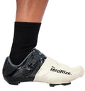 VeloToze Überschuh Toe onesize weiß - wasserdichter Zehenschutz für Rennradschuhe