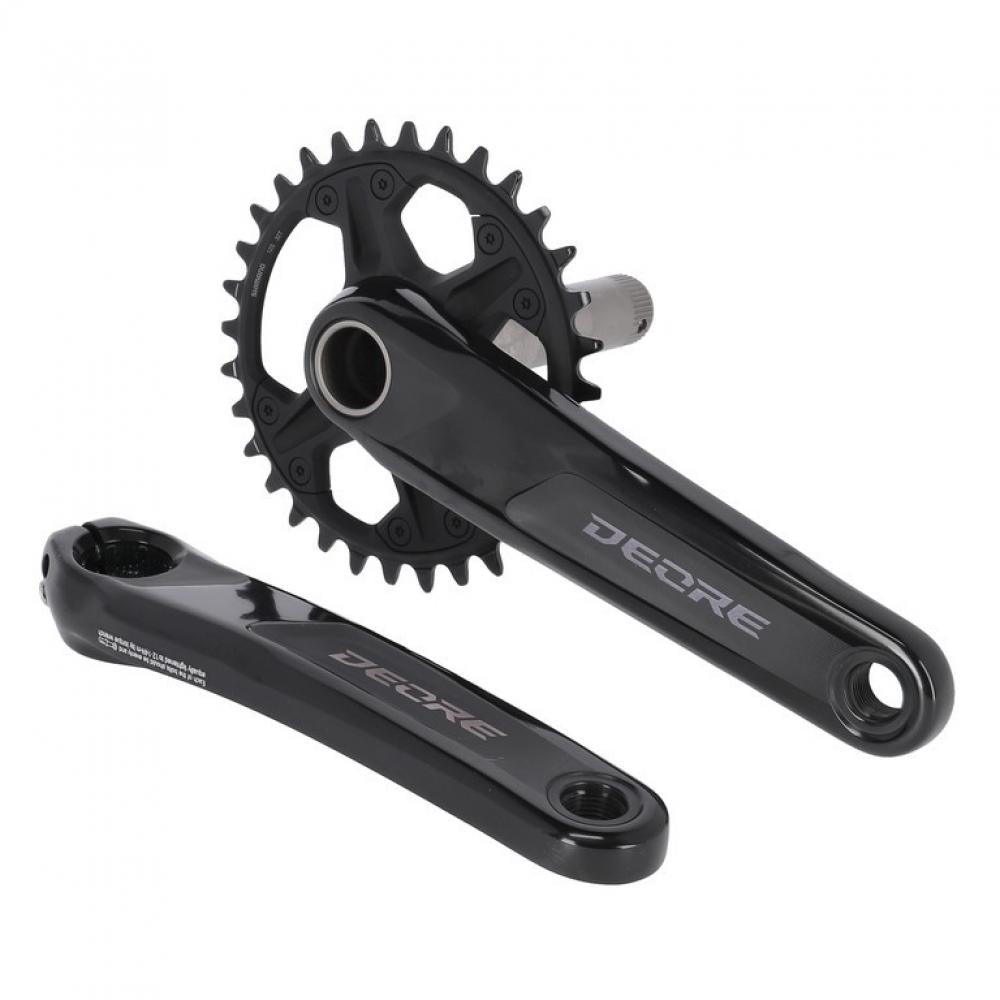 SHIMANO Kurbelgarnitur DEORE FC-M6120 Kurbelgarnitur - 12-fach, 175 mm, 32 Zähne
