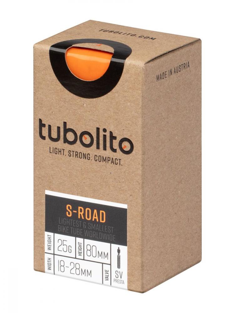 Tubolito S-Tubo Road 28 Zoll Schlauch 18-28 mm - SV 80 mm