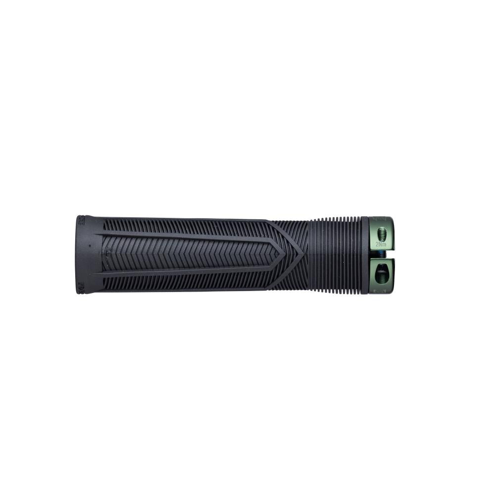 Race Face Chester Lock-On Griff 136/34mm black/forest green - sicherer MTB-Lenkergrip