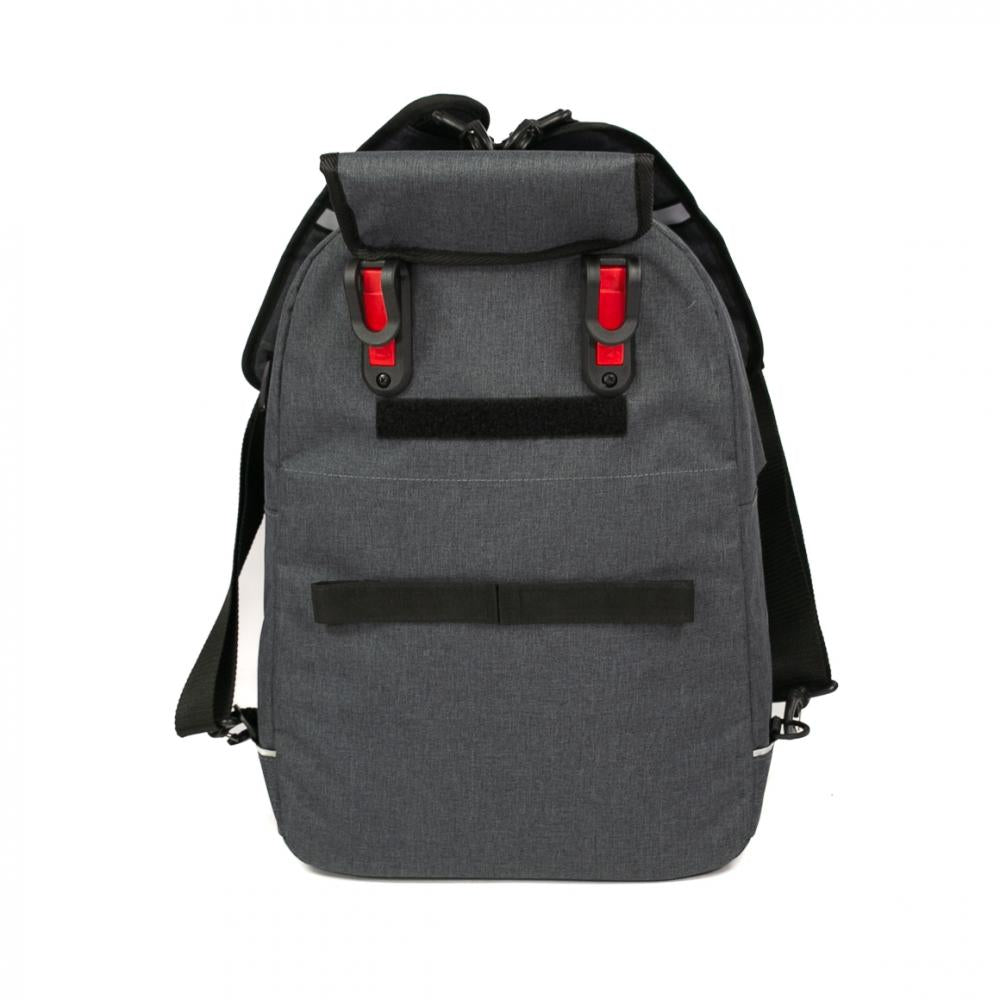 Haberland Bike-Rucksack Lucky Active Plus anthrazit - flexible Fahrrad-Rucksack-Kombination