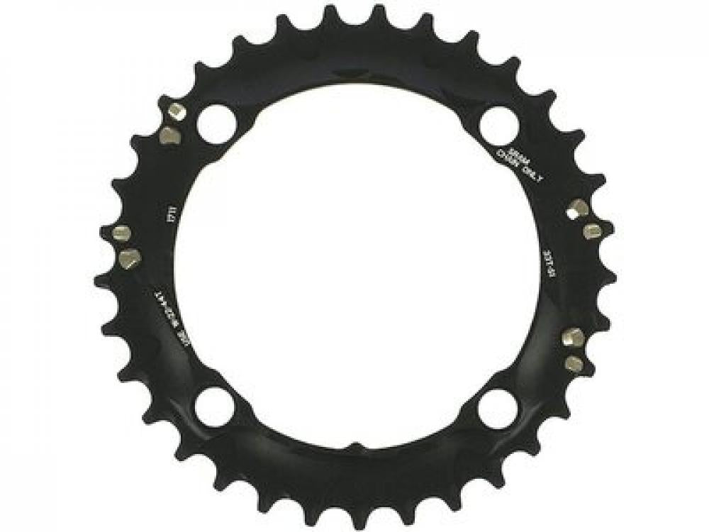 Schwarzes SRAM MTB Kettenblatt 39 Zähne für präzisen 2x10 BB30 Mountainbike-Antrieb.