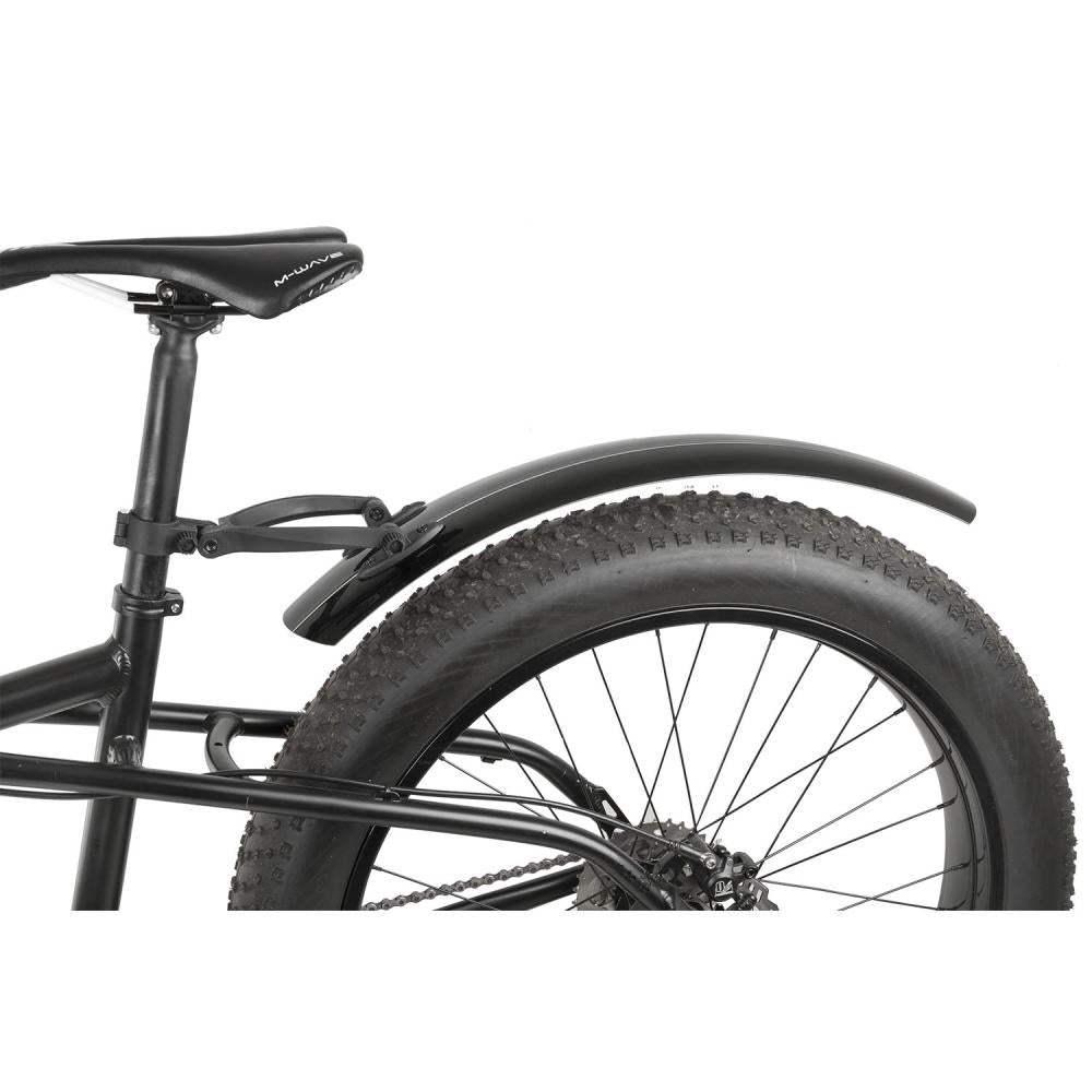 M-WAVE Mud Max Fat R Hinterrad-Schutzblech 24-29 Zoll robuster Spritz- und Schmutzschutz für Fatbikes